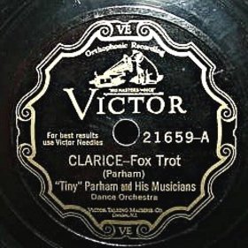 TINY PARHAM - Clarice / Snake Eyes [and his Musicians] cover 